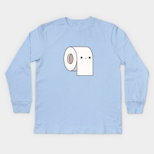 Toilet Paper Kids Long Sleeve T-Shirt